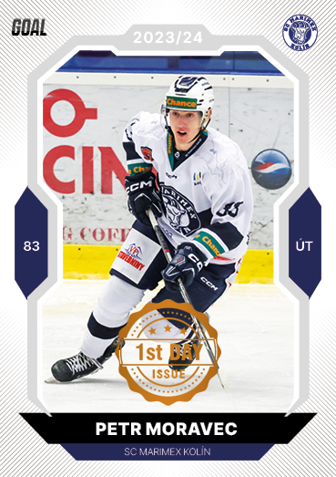 Moravec Petr 23-24 GOAL Cards Chance liga 1st Day Issue #354