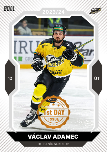 Adamec Václav 23-24 GOAL Cards Chance liga 1st Day Issue #362