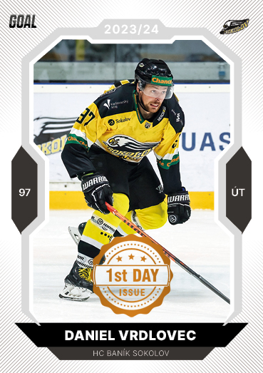 Vrdlovec Daniel 23-24 GOAL Cards Chance liga 1st Day Issue #366