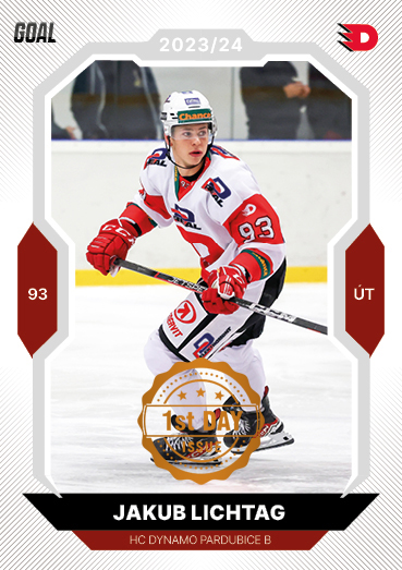 Lichtag Jakub 23-24 GOAL Cards Chance liga 1st Day Issue #379