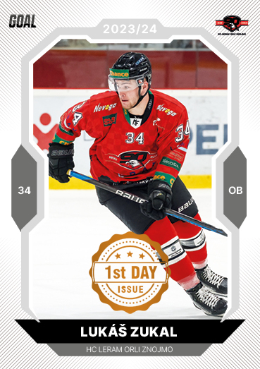 Zukal Lukáš 23-24 GOAL Cards Chance liga 1st Day Issue #388