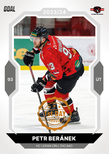 Beránek Petr 23-24 GOAL Cards Chance liga 1st Day Issue #396