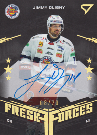 Oligny Jimmy 24-25 Tipos Extraliga Fresh Forces Gold Auto #FFS-JO