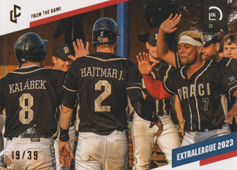 Draci Brno 2023 LC Czech Baseball Extraleague From the Game Leather #FG-27