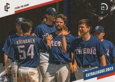 Třebíč Nuclears 2023 LC Czech Baseball Extraleague From the Game Leather #FG-30