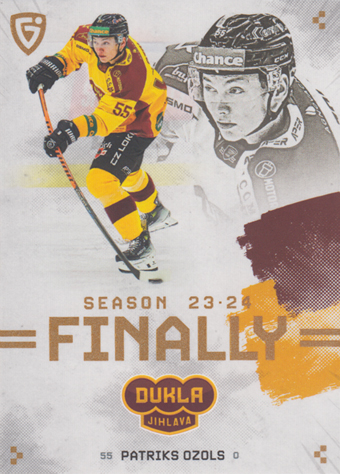 Ozols Patriks 23-24 GOAL Cards Finally #F-JI5