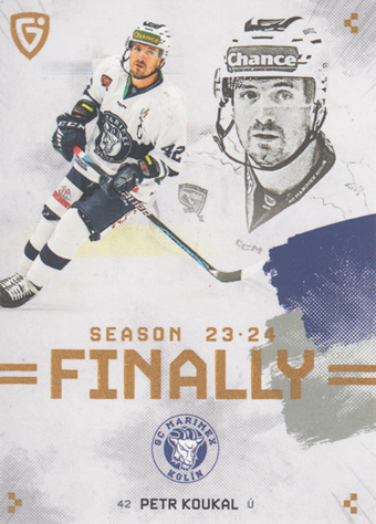Koukal Petr 23-24 GOAL Cards Finally #F-KO1