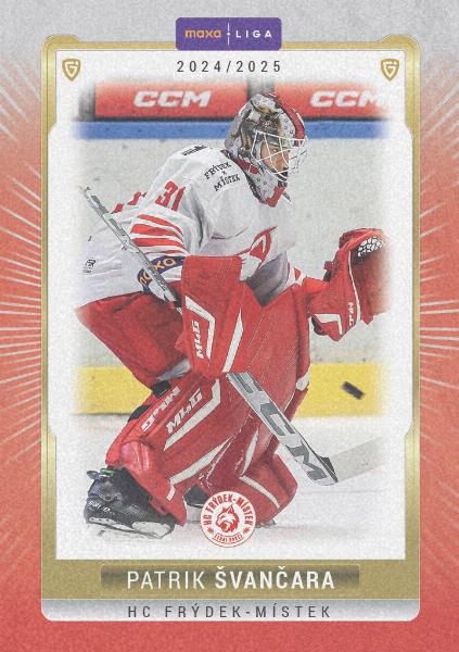 Švančara Patrik 24-25 GOAL Cards Maxa liga Sand #FMI-01