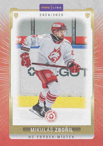 Zbořil Mikuláš 24-25 GOAL Cards Maxa liga Sand #FMI-06