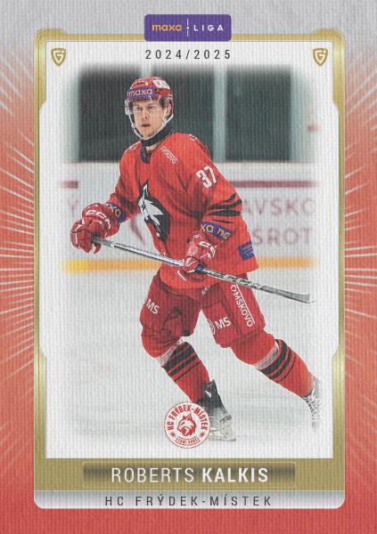 Kaļķis Roberts 24-25 GOAL Cards Maxa liga Canvas #FMI-09