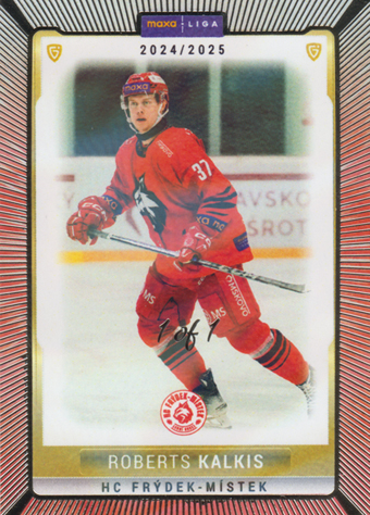 Kaļķis Roberts 24-25 GOAL Cards Maxa liga Neon #FMI-09