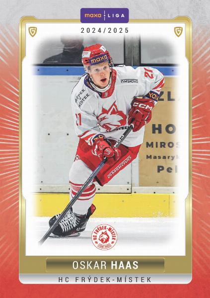Haas Oskar 24-25 GOAL Cards Maxa liga #FMI-16
