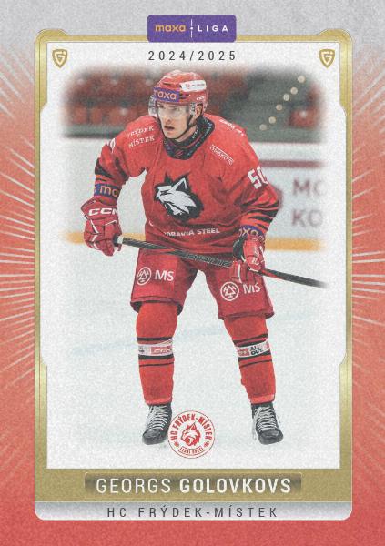 Golovkovs Georgs 24-25 GOAL Cards Maxa liga Sand #FMI-22