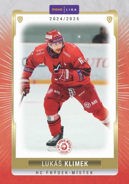 Klimek Lukáš 24-25 GOAL Cards Maxa liga #FMI-23