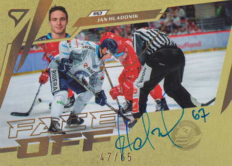 Hladonik Jan 24-25 Tipsport Extraliga Face-off Auto #FOS-JH