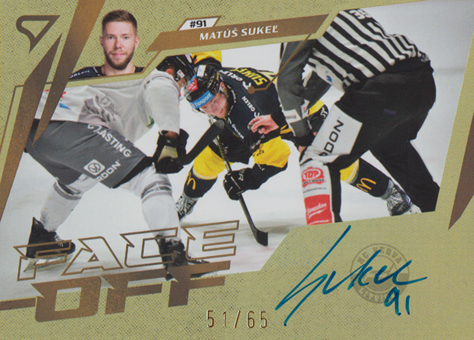 Sukeľ Matúš 24-25 Tipsport Extraliga Face-off Auto #FOS-MS
