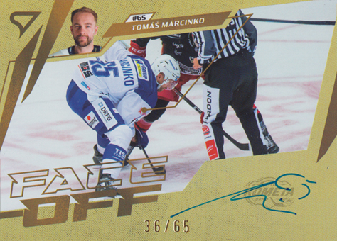 Marcinko Tomáš 24-25 Tipsport Extraliga Face-off Auto #FOS-TM