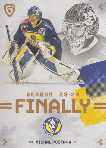 Postava Michal 23-24 GOAL Cards Finally #F-PR2