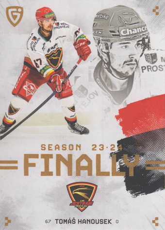 Hanousek Tomáš 23-24 GOAL Cards Finally #F-PV1