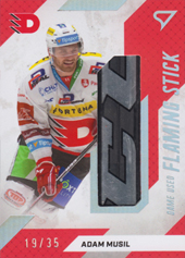 Musil Adam 22-23 Tipsport Extraliga Flaming Stick #FS-AM