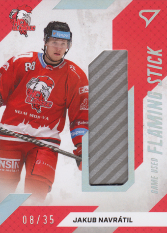 Navrátil Jakub 22-23 Tipsport Extraliga Flaming Stick #FS-JN