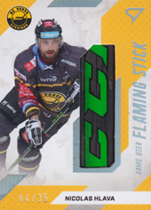 Hlava Nicolas 22-23 Tipsport Extraliga Flaming Stick #FS-NH