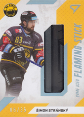 Stránský Šimon 22-23 Tipsport Extraliga Flaming Stick #FS-SS