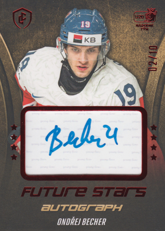 Becher Ondřej 2024 LC Expectations Future Stars Autograph Red #FSA-12