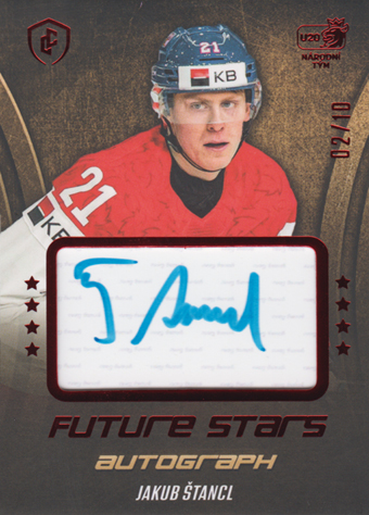 Štancl Jakub 2024 LC Expectations Future Stars Autograph Red #FSA-14