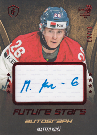 Kočí Matteo 2024 LC Expectations Future Stars Autograph Red #FSA-16