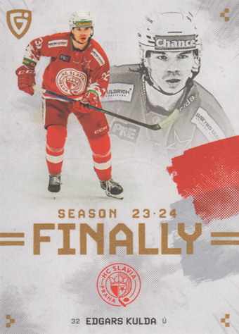 Kulda Edgars 23-24 GOAL Cards Finally #F-SL3