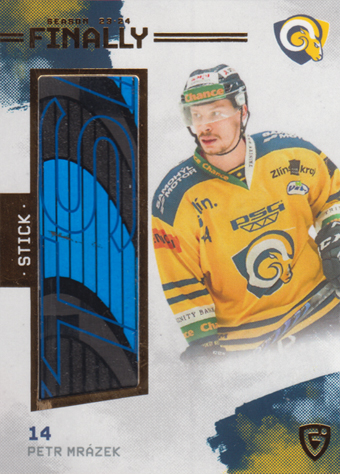 Mrázek Petr 23-24 GOAL Cards Finally Stick Gold #FST-3