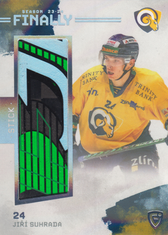 Suhrada Jiří 23-24 GOAL Cards Finally Stick Silver #FST-5