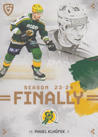 Klhůfek Pavel 23-24 GOAL Cards Finally #F-VS2
