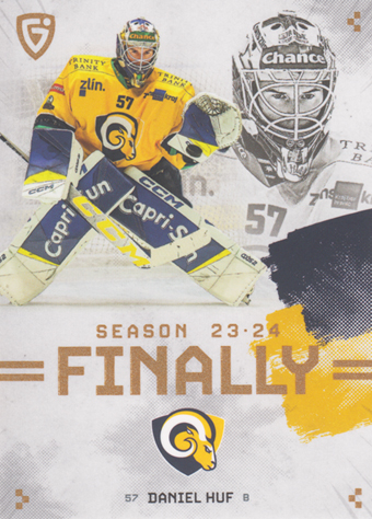 Huf Daniel 23-24 GOAL Cards Finally #F-ZL2