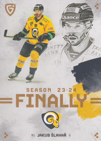 Šlahař Jakub 23-24 GOAL Cards Finally #F-ZL5