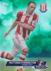 Etherington Matthew 13-14 Topps Premier Gold Green #170