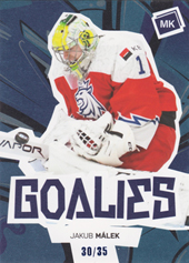 Málek Jakub 2022 MK Reprezentace Goalies Blue #G-JM