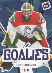 Langhamer Marek 2022 MK Reprezentace Goalies Blue #G-ML