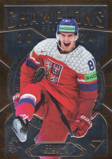 Kubalík Dominik 2025 Hokejové Česko Champions 2024 #GC-18
