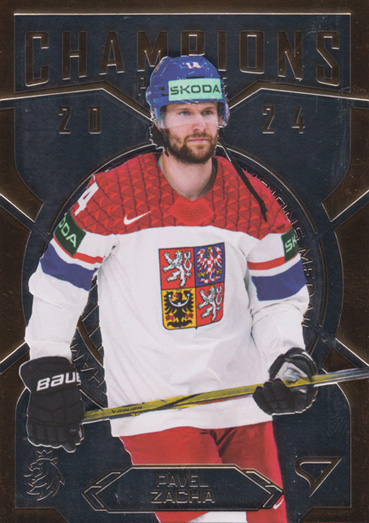 Zacha Pavel 2025 Hokejové Česko Champions 2024 #GC-26