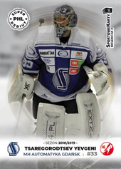 Tsaregorodtsev Yevgeni 18-19 Sportowekarty PHL #GD22