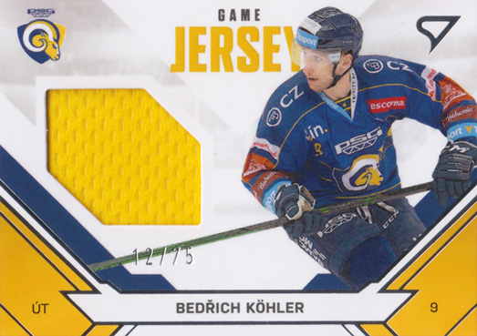 Köhler Bedřich 21-22 Tipsport Extraliga Game Jersey #JS-BK