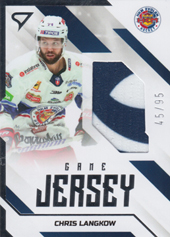 Langkow Chris 22-23 Tipos Extraliga Game Jersey #GJ-CL