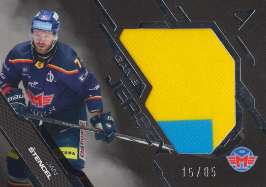 Štencel Jan 25-26 Tipsport Extraliga Game Jersey Silver #GJ-JS