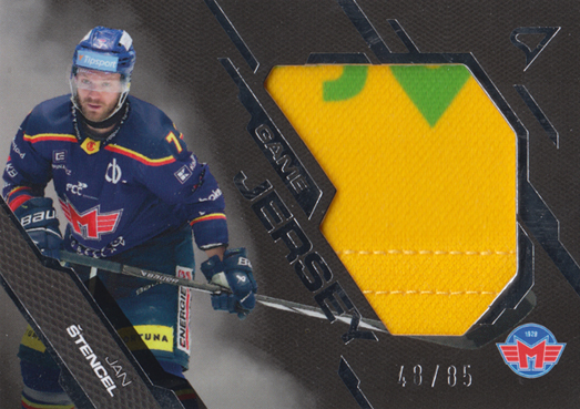 Štencel Jan 25-26 Tipsport Extraliga Game Jersey Silver #GJ-JS