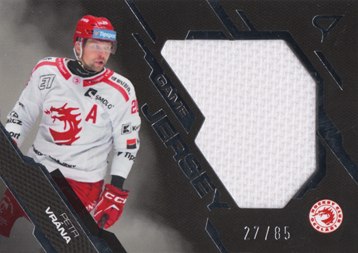 Vrána Petr 25-26 Tipsport Extraliga Game Jersey Silver #GJ-PV