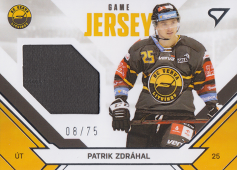 Zdráhal Patrik 21-22 Tipsport Extraliga Game Jersey #JS-PZ