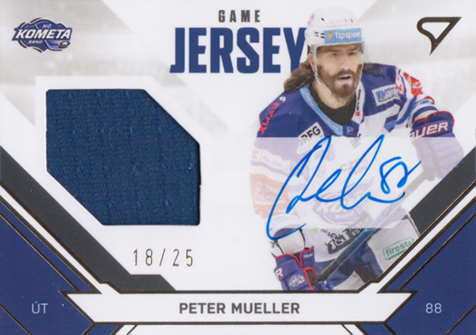 Mueller Peter 21-22 Tipsport Extraliga Game Jersey Auto #JS-PM