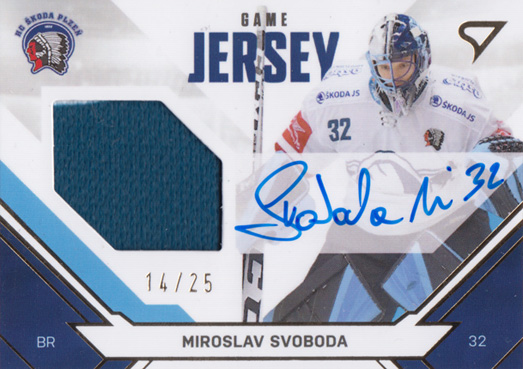 Svoboda Miroslav 21-22 Tipsport Extraliga Game Jersey Auto #JS-SV